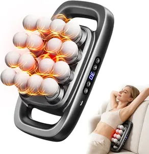 16-Head Deep Tissue Percussion Massage Gun, Daily USB Rechargeable Massager with 3 Modes & 30 Intensities for Back, Neck Muscle Relaxation, Ideal Gift for Adults, Personal Care Device, Usb Rechargeable Massagers