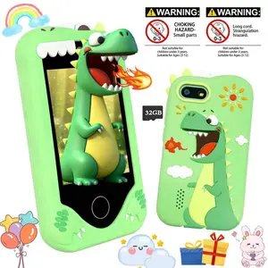 Kids Smartphone Toy with Dual Camera & 32GB SD Card, Educational Learning Games Music Player for Kids Aged 3-12, Perfect Gift for Holidays