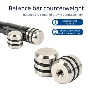 Stainless Steel Bow Stabilizer Weight Block – Damping Shock Reduction Rod for Outdoor Recurve Bows, Archery Accessory