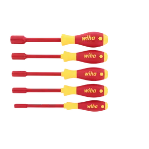 Wiha Tools 32292 Insulated Inch Nut Driver Set, 5 Pc.