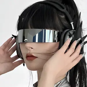 Futuristic integrated sunglasses