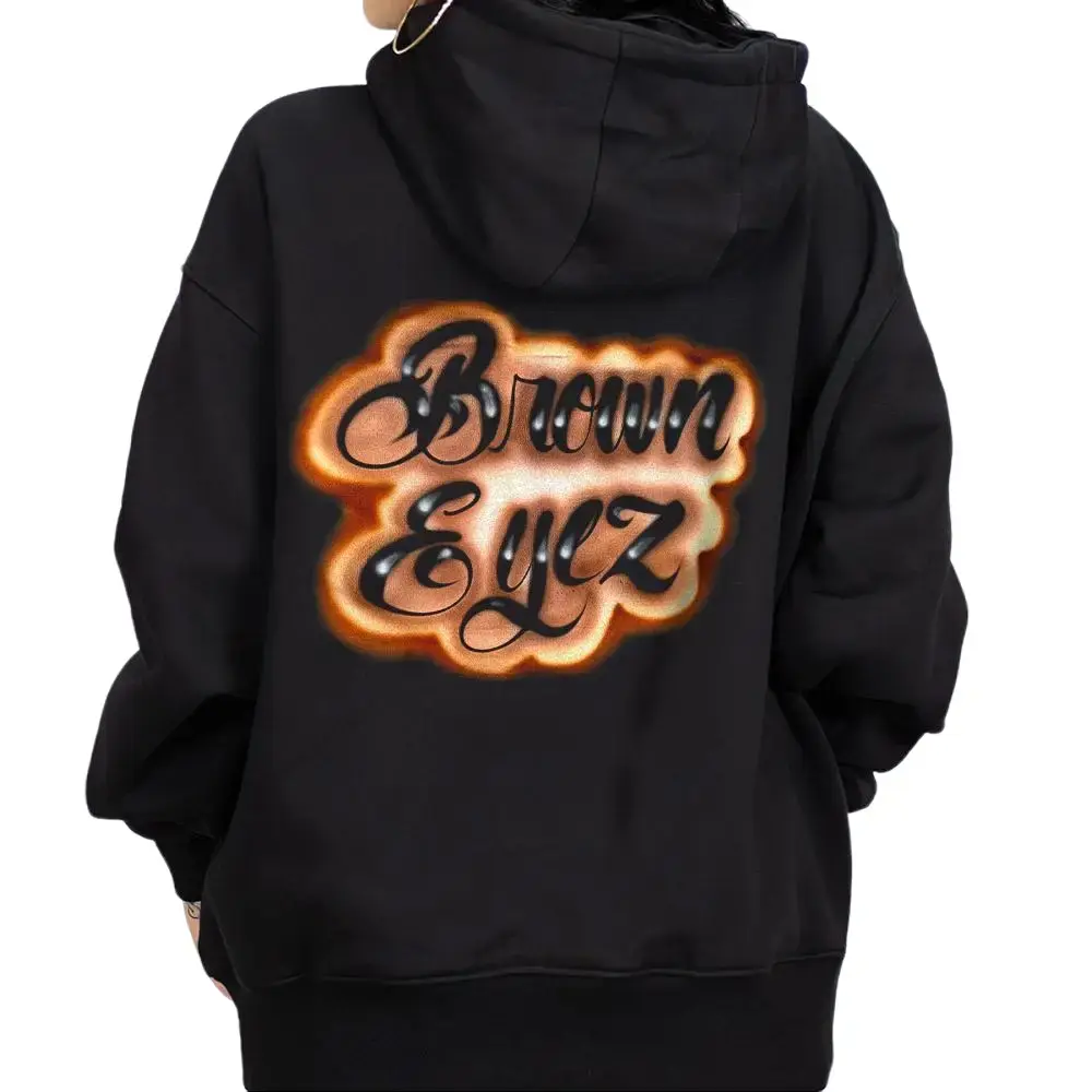 Brown quote art Chicano Clothing, Gangster clothes, Chicana Art, Cholo Chola outfit, Streetwear hoodie, Full size, full color Oversized Loose sweatshirts and hoodies for women sweatshirts