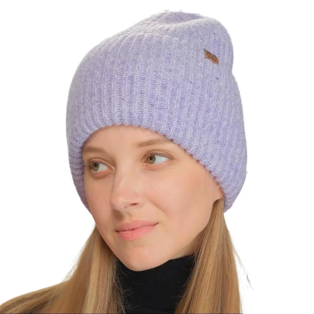 C.C Wide Cuff Metallic Sequin Beanie for Women – Shine Bright in This Glamorous, Warm, and Eye-Catching Winter Essential casual knit hat casual