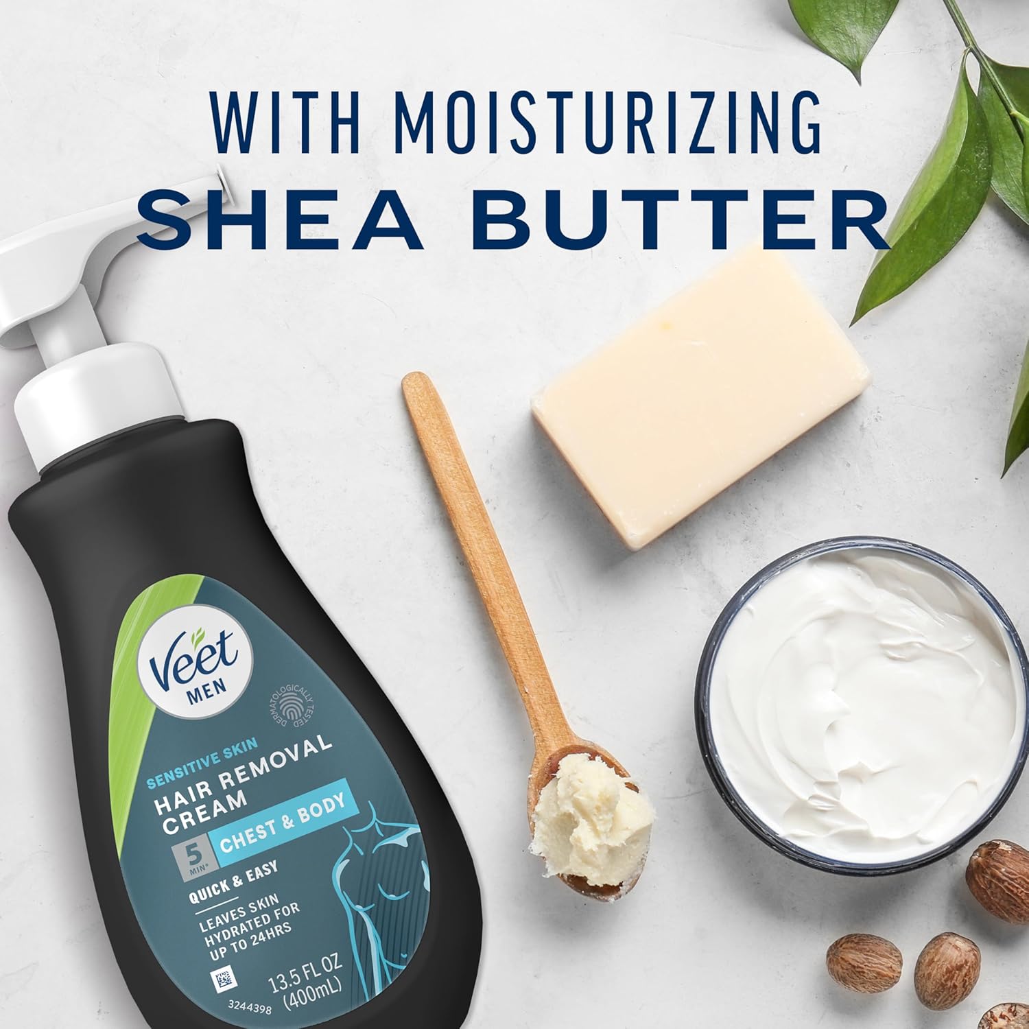 Veet Men's Sensitive Skin Dermatologically Tested Hair Removal Gel Cream (13.5 oz) - 5 Min Results, Includes Spatula, for Body, Chest & Back - Body Care, Cosmetic Hair Removal Cream Veet Men's Sensitive Skin Dermatologically Tested Hair Removal Gel Cream (13.5 oz) - 5 Min Results, Includes Spatula, for Body, Chest & Back - Body Care, Cosmetic Hair Removal Cream