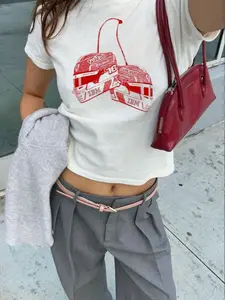 Y2K Leclerc Helmet Tee -Racing Merch for Fans, Unisex Graphic Top, Gifts for her, Gifts for him