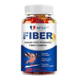 Prebiotic Fiber Gummies, 5g Fiber per Serving, Gut Health, Fiber Supplement and Probiotics for Digestive Health, 60 Gummies Edible For Men Women Vitamin Dietary Fitness