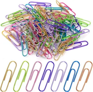 Jumbo Paper Clips,150Pcs 2 Inch Large Paper Clip, Assorted Colored Paperclips for Paperwork Office School and Personal Use SOTMALTK