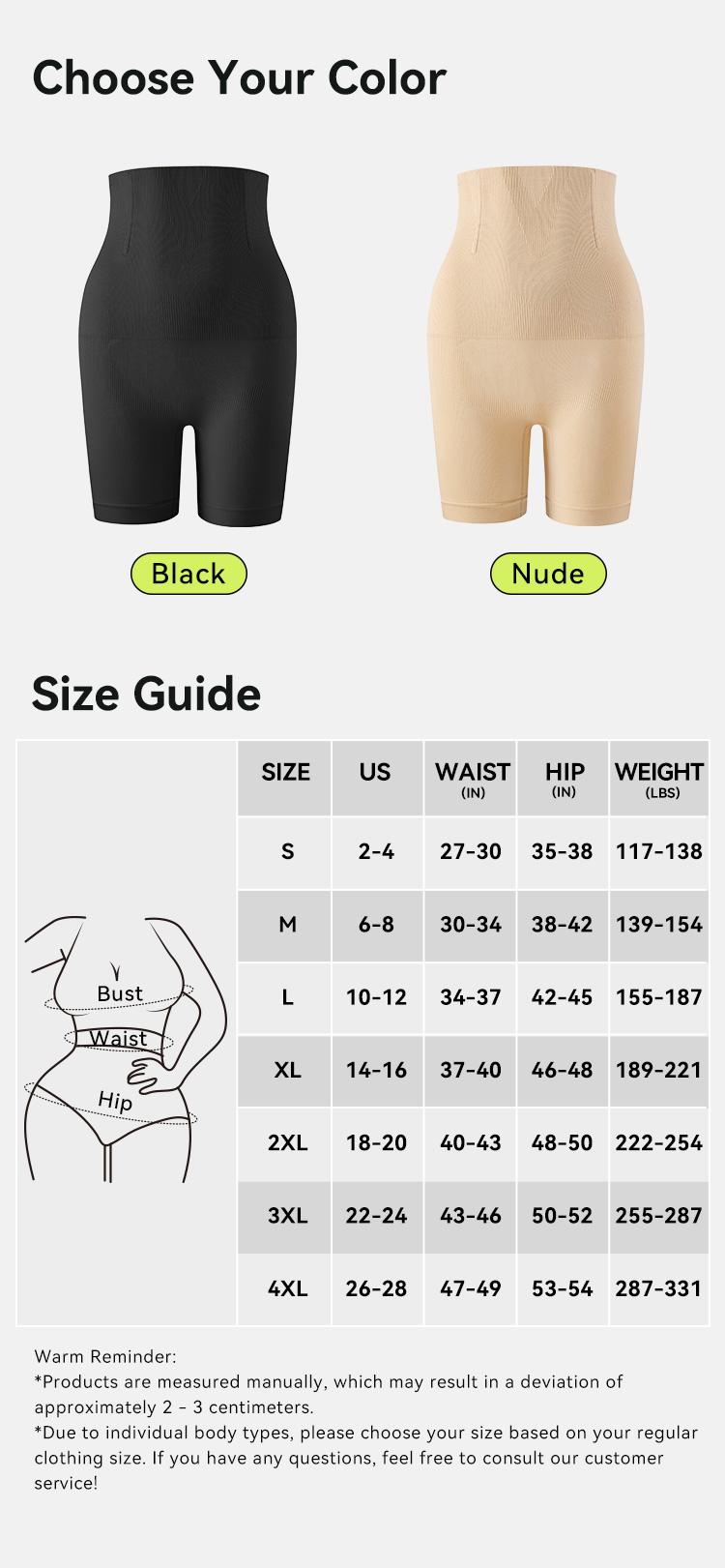 [2-Pack Fajas Colombianas Shaping Pants ] KaKaPeople Women's Tummy Control Butt-Lifting Shapewear, Sexy and Comfortable High-Waist Body Sculpting Garment Womenswear Compression