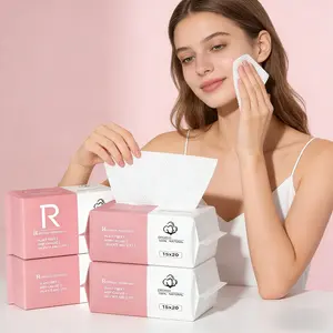 Disposable Face Towels,1/2/4 Packs Ultra Soft & Thick Washcloths, Thickened and Enlarged Facial Towels for Sensitive Skin, Makeup Remover Dry Wipes, Lint-Free Towelettes for Cleansing, Facial Cleansing Pads