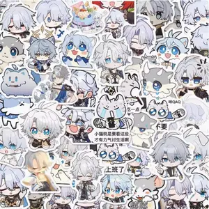 10/72Pcs Game Honkai: Star Rail Graffiti Stickers Q Version Figure Phainon Waterproof Decorative Decals for DIY Laptop Guitar