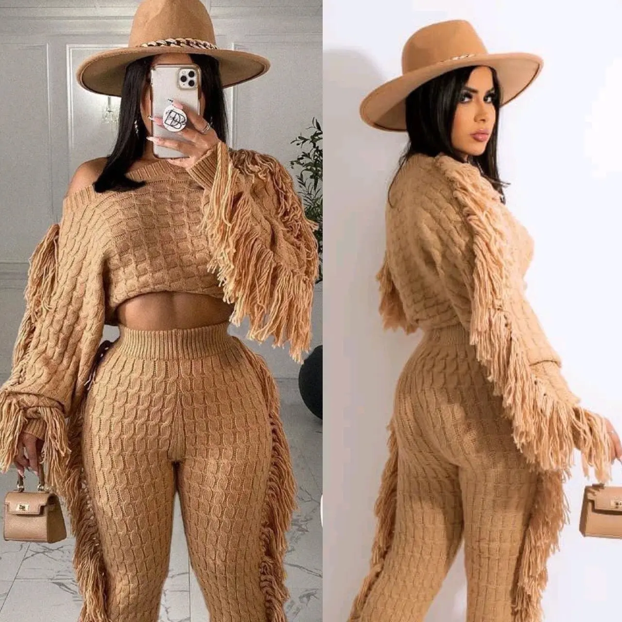 2 Piece fringe Set
