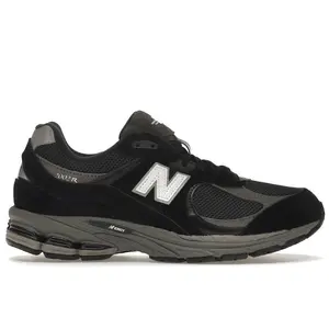 New Balance Men's 2002R Black Dark Grey White, from StockX