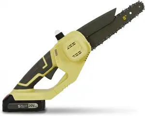 Powerful 8 Inch Battery Chainsaw Cordless, 20V Brushless Electric Chainsaw with 2×4.0Ah Batteries & Auto Oiling, Ideal for Wood Cutting, Trimming, and DIY Projects trimmer high power