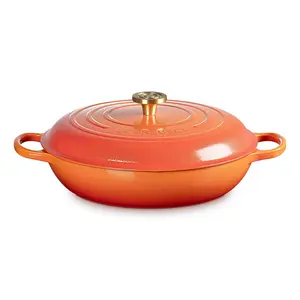 Le Creuset Flamme Dorre 3.5 Quart Cast Iron Braiser