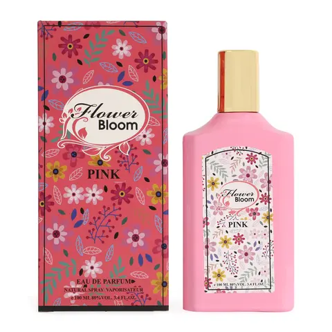 Flower Bloom Pink Spray Perfume Eau de Parfum for Women 100ml/3.4fl.oz - Women's Fragrance