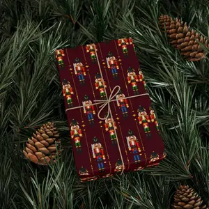 Nutcracker Wrapping Paper Holiday Gift Wrap Nutcracker Gift Wrap Elegant Christmas Gift Wrap Christmas Wrapping Paper Seasonal Gift Wrap