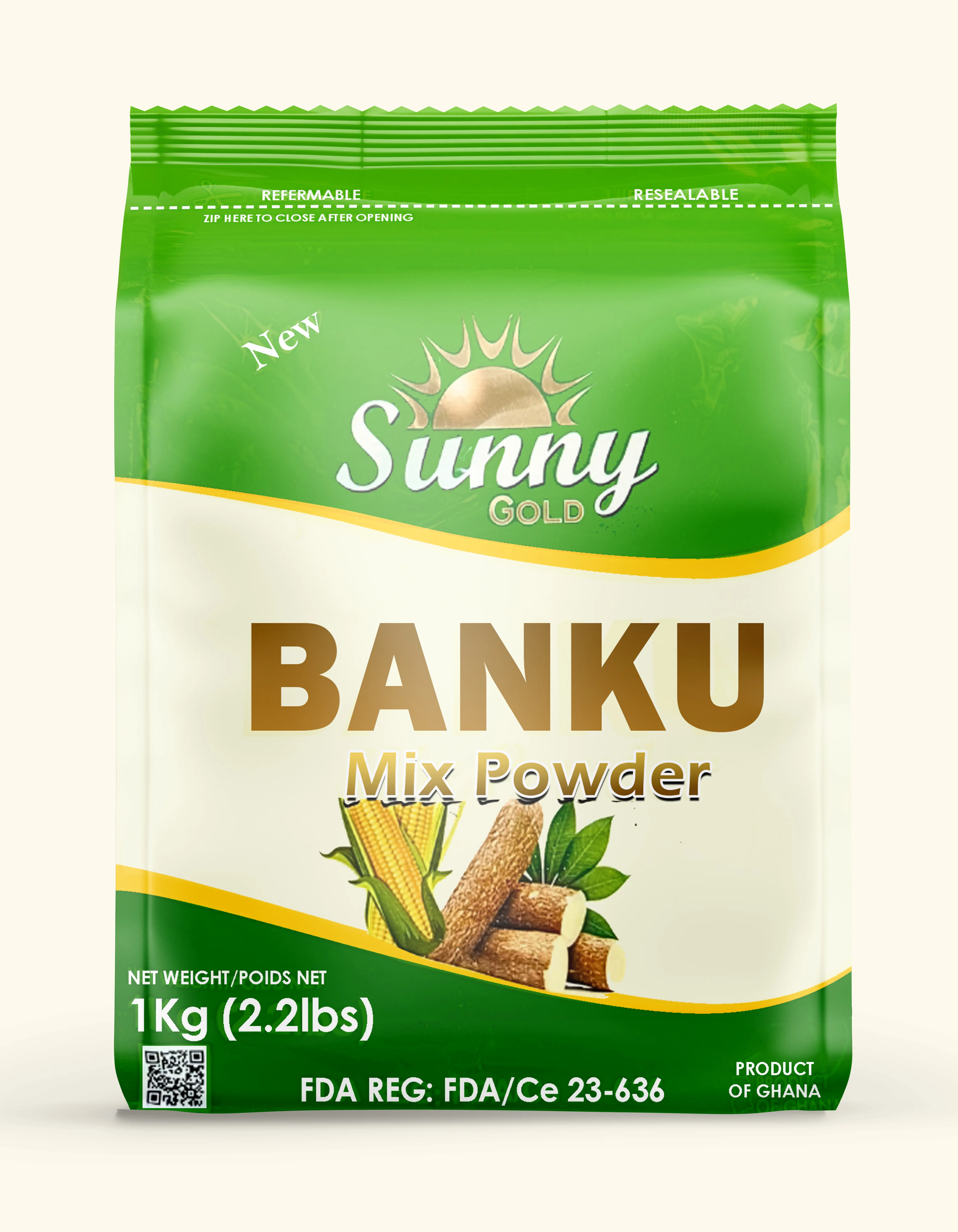 Sunny Gold Banku Mix Powder