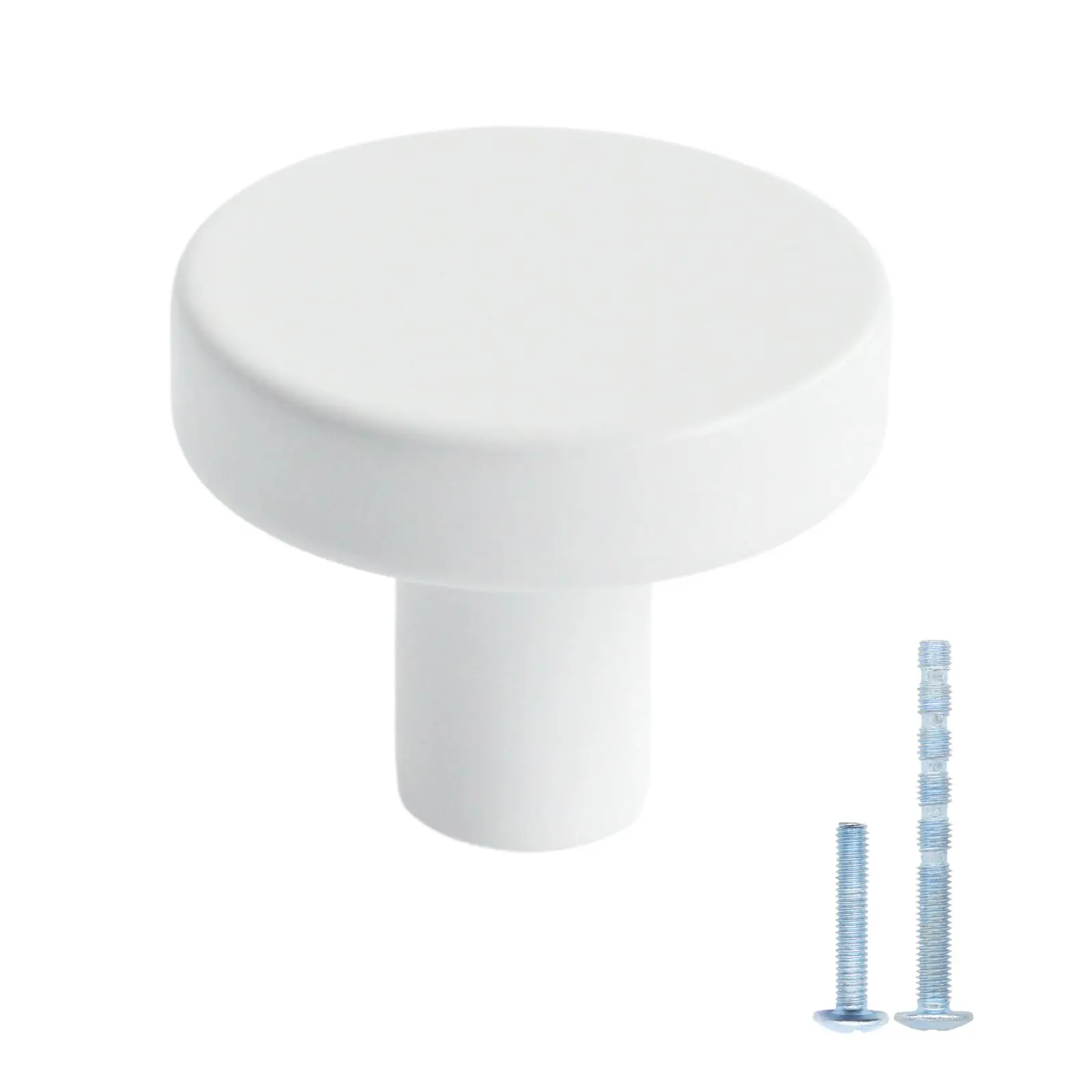 24 Pack White Cabinet Knobs Dresser  Kitchen Drawer For Cabinets And Pulls Hardware