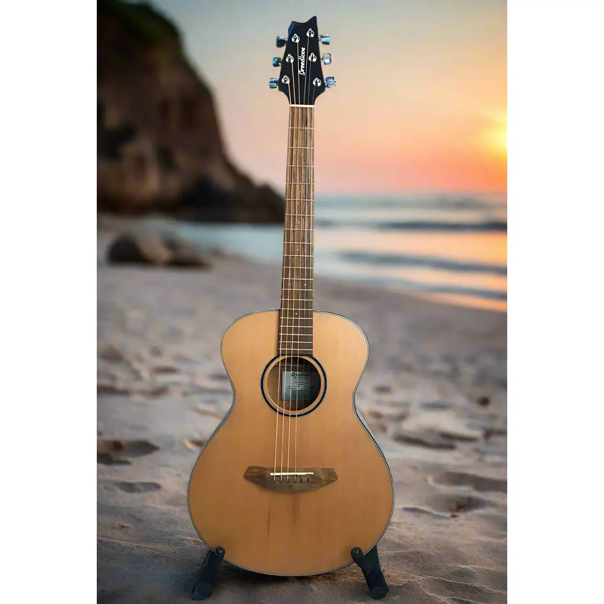 Breedlove ECO Discovery S Companion Acoustic Guitar, Red Cedar-African Mahogany