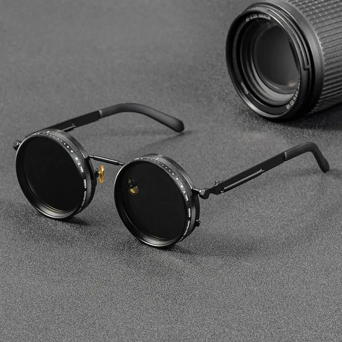 Polarized Round Sunglasses – Adjustable UV400 Outdoor Shades for Men & Women