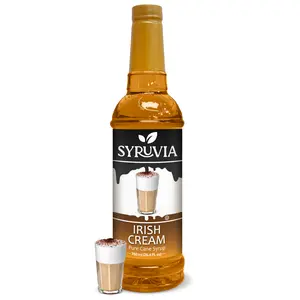 Syruvia Irish Cream Syrup for Coffee 25.4 Ounces Irish Cream Flavoring for Coffee