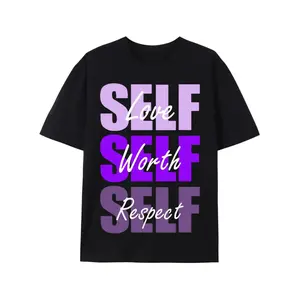 Purple Self-ish Purple Color Graphic T-Shirt Purple Self-ish Purple Color Graphic T-Shirt