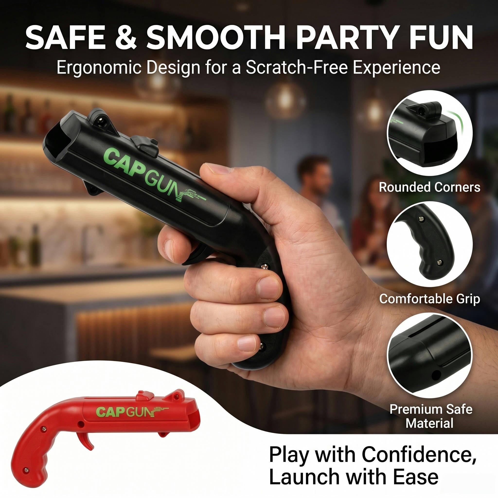 Stainless Steel & ABS Plastic Spring Mechanism Bottle Opener, Summervibes, Kitchen & Bar Fixture Accessory, Outdoor Tool & Gadget for Father’s Day Gift Ideas, Boyfriend Birthday, Anniversary (Red-Black), Tools And Gadgets