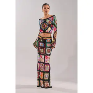 SHINE ON YOU CROCHET MAXI SKIRT