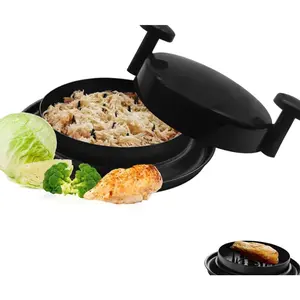 ONESHOW Chicken Shredder Meat Shredder Tool with Handle & Non-slip Base Pad for Pulling Pork Red Beef Chicken Kitchen Gadget Easy Clean Up Safety Design Plastic Clamp Machine Utensils