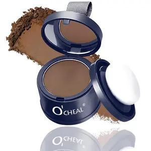 Root Touch up Powder, Instant Hairline Powder for Thinning Areas and Gray Hair Coverage, Natural and Non-greasy Root Cover up for Women and Men( Light Brown)