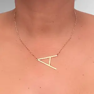 LARGE INITIAL NECKLACE