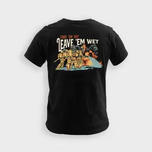 Vintage Firefighter Graphic T-Shirt, Find 'Em Hot Leave 'Em Wet Fireman Tee, Retro Fire Department Shirt for Men, Firefighter Gift for Him, Casual Cotton Crewneck Tee, Streetwear Fireman Top, Firefighter Apparel Gift
