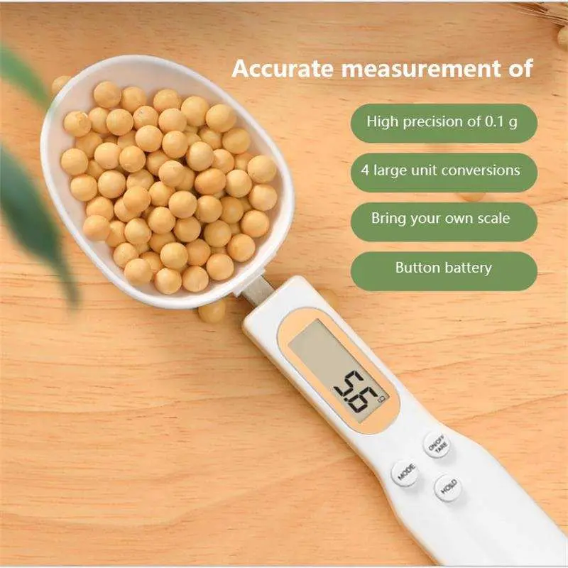 Scale Weighing Spoon Kitchen Scale Electronic Measuring Spoon G Coffee Powder Scale Baking Scale Electronic Measuring Utensils Measure food scale Digital