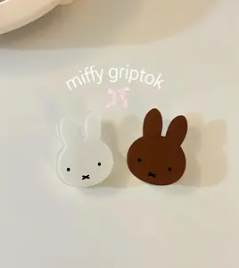 Bunny Rabbit Phone Grip | Miffy-Style Phone Holder | Kawaii Phone Grip, Accessory, Holder, Charm, Kindle Stand
