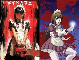 MAID CAFE #2 CVR D NAOMI GRIFFIN TODD SKULL & REMY EISU MOKHTAR HOLOFOIL FLIP VAR