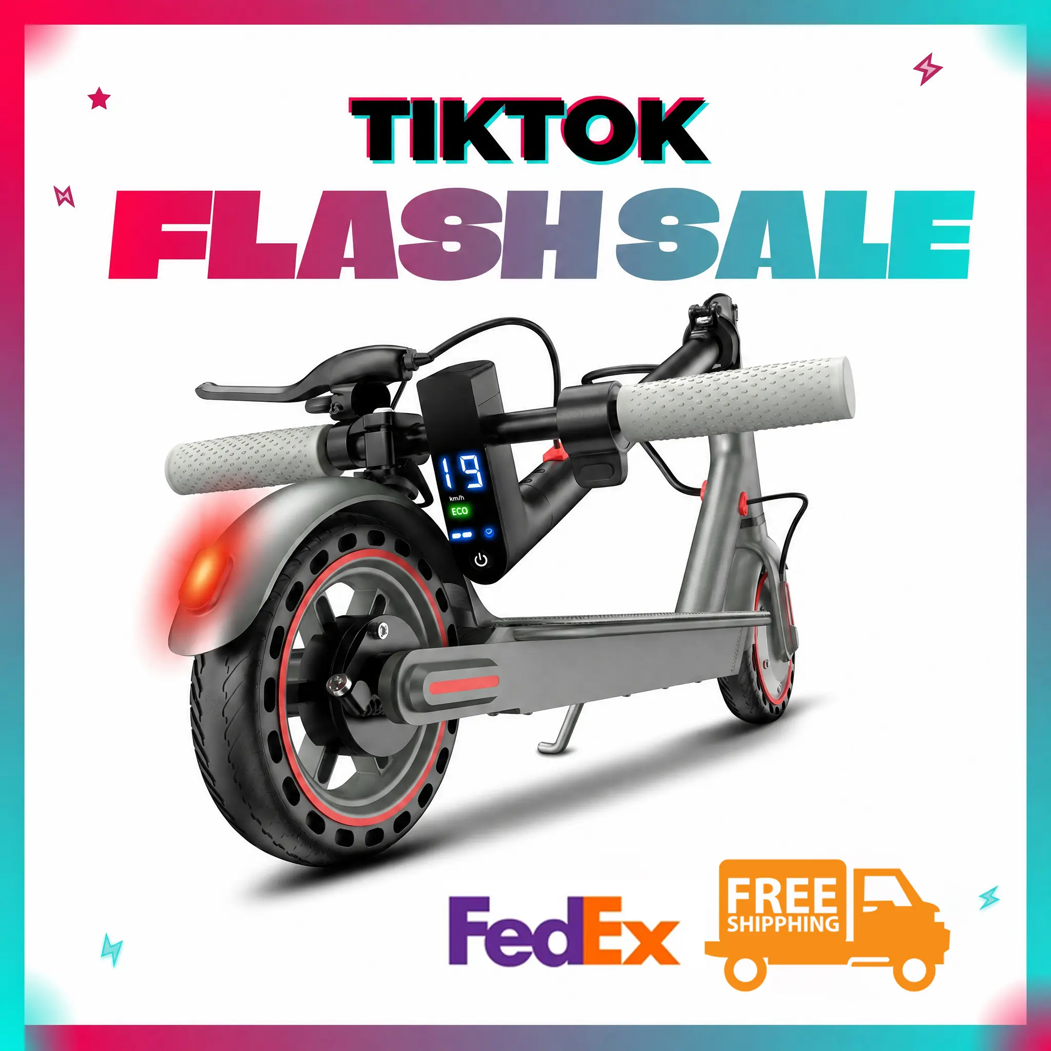 Electric Scooter for Adults – 350W Motor Battery,19 MPH Max Speed, 8.5inch Solid Tires, 20/30KM Max Range, Foldable E-Scooter with App Control  for Smart APP Contro Powerful