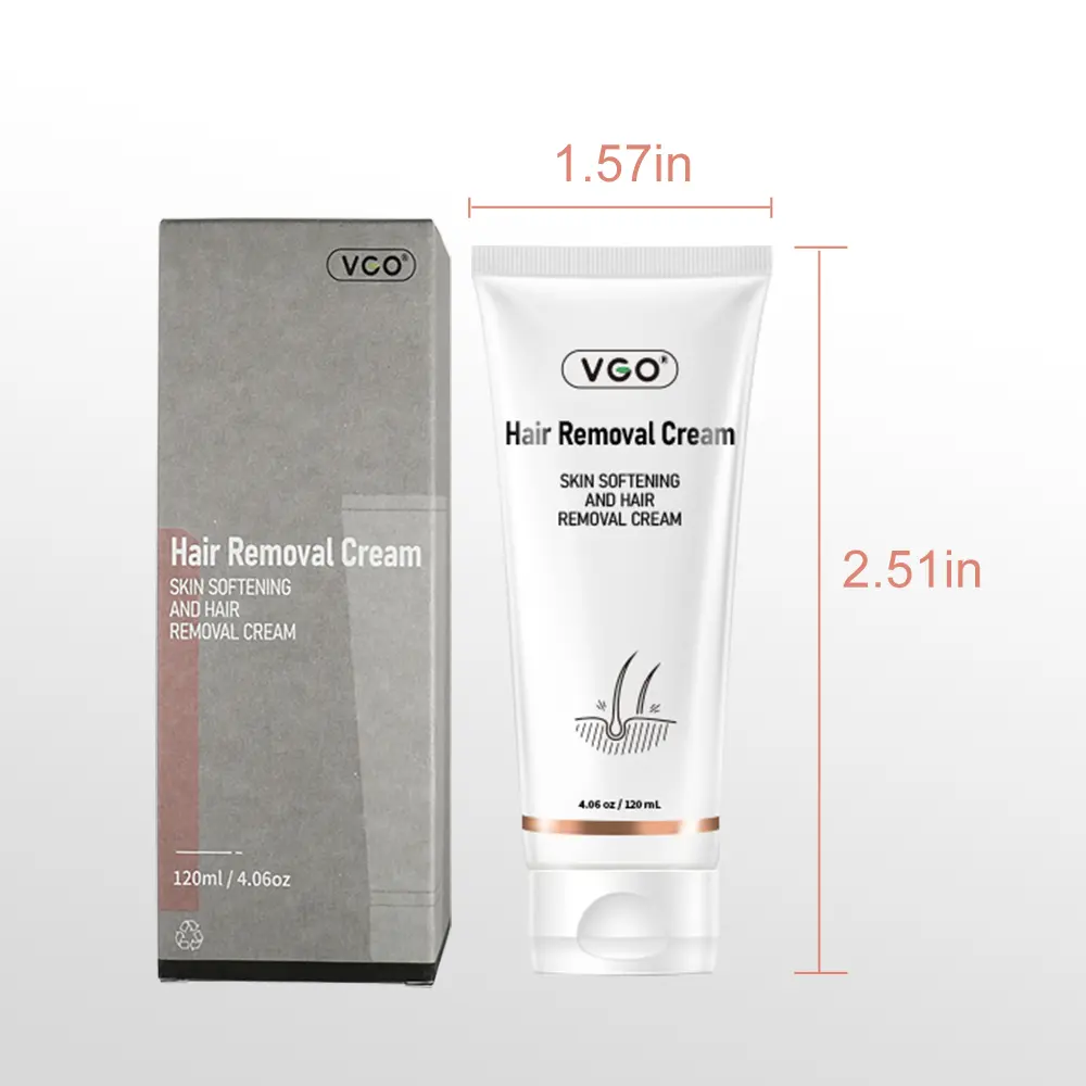 VGO Hair Removal Lotion Cream, 120ml / 4.00z Body Care Unisex-A2 Wax Gentle