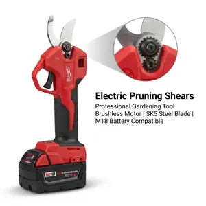 Milwaukee M18 Power Pruner 2026 #Gardening Essential: 18V Cordless Electric Shears for Soft/Hard Branches, Smart LCD Counter, Lightweight 1.6lb Design for Home Yard Work & Landscaping, Precise 25mm Cutting Garden Project Gadget tiktokshopspringglowup