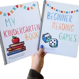 Kindergarten reading game book BUNDLE kindergarten learning activity book and reading game activity book bundle.
