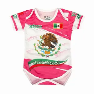 México Soccer Hot Pink Unisex Jersey Youth Football Kit for Sports with Vibrant Design and Unique Patterns