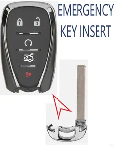 GM Chevrolet Smart Key Emergency Key Blade FOR HYQ4AA HYQ4EA 13590048 13589533
