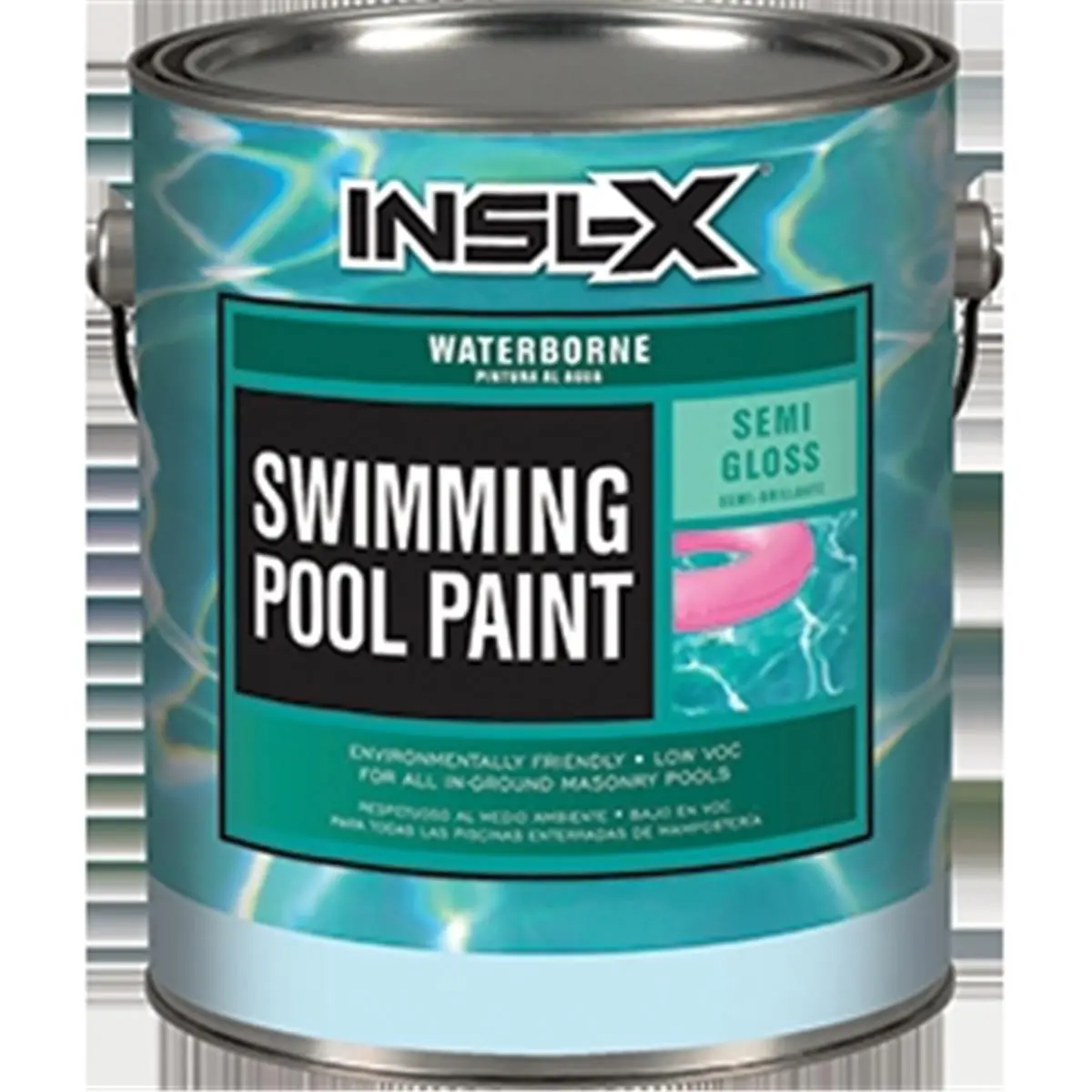 212 MAIN Insl-x WR 1010 White Eco-Friendly Acrylic Emulsion Swimming Pool Coating, 1-Gal Waterborne Paint for Concrete Plaster, Automotive & Motorcycle Washing Maintenance Care