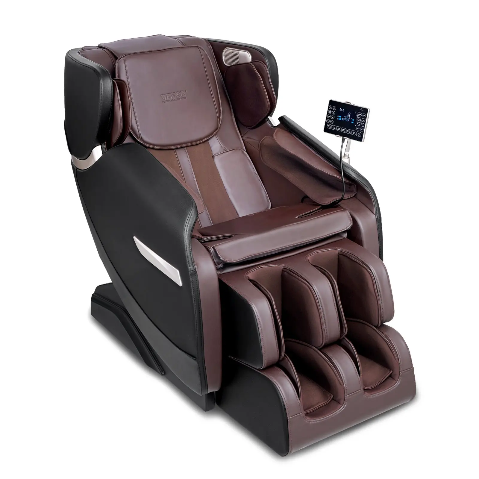 【Summerfinds】 VEVOR Massage Chair - Full Body Zero Gravity Recliner with Multi Auto Modes, 3D Shiatsu, Heating, Bluetooth Speaker, Airbag, Foot Roller, and Touch Screendealsforyoudays
