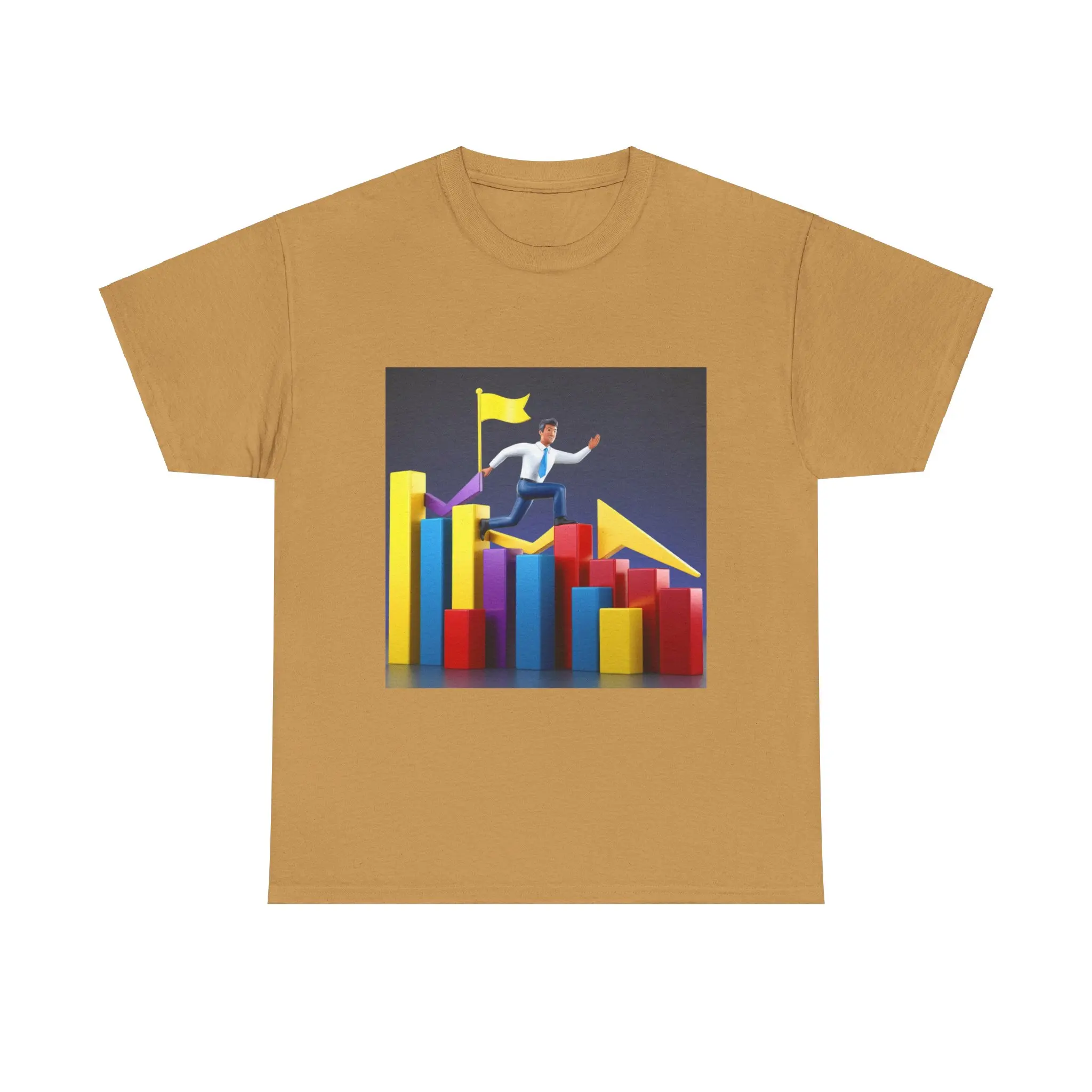 Success Climber T-Shirt, Business Growth Tee, Motivational Tee, Unisex Tee, Business Progress Tee, Success Graphic Tee