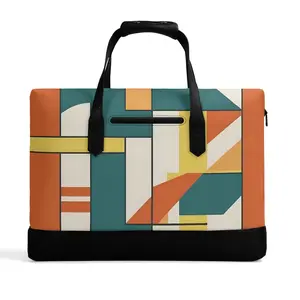 Mid Century Modern Bauhaus Geometric Dapper Dude Work And Travel Briefcase