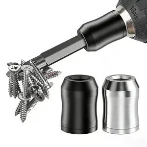 Strong Magnetic Screw Ring: Universal Magnetic Screw Holder 1/4 Inch/ 6.35 mm Magnetic screw hoder  Drill Bit Holder for Hex Screwdriver and Power Bits Strong Magnetic Screw Ring Fits all bits