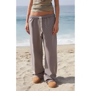 John Galt Women's Light Gray Rosa Baggy Sweatpants