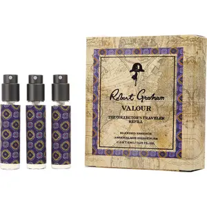 Robert Graham Valour Set-Blended Essence Travel Refill Spray 0.25 Oz X 3 For Men