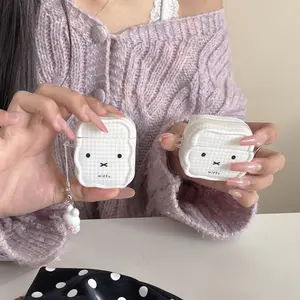 Miffy Design Bluetooth-compatible Earphone Case Compatible with AirPods 4 & Pro Series, Protective Cover for Air 1/2/3/4/pro Models Protection