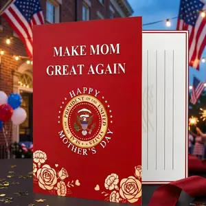 Funny Talking Mother's Day Card with Voice Audio - Musical Pop Up Greeting Card for Mom,Wife, Grandma - Hilarious Gag Gift - 5x7 Card with RedEnvelope